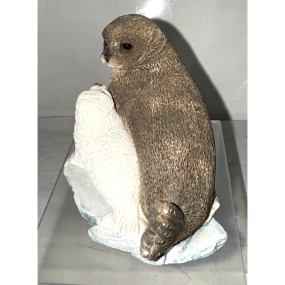 Stone Critters SC-601 Harp Seal & Pup Figurine - Picture 4 of 6